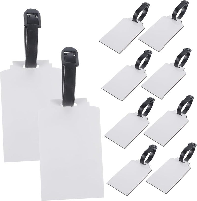 علامات الأمتعة الفارغة للحقائب DIY علامات الأسماء أنيقة للسفر والرحلات البحرية - Image 1